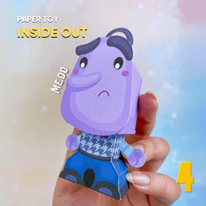 Papertoy Medo – Arquivo Digital para Recorte - Quatro Cambalhotas