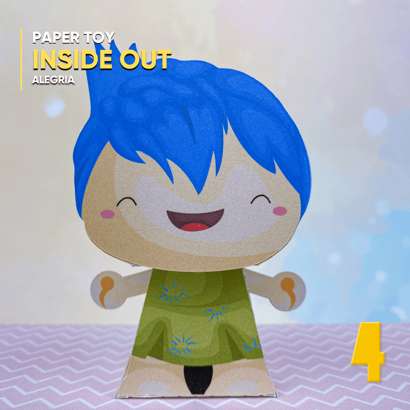 Papertoy Alegria – Arquivo Digital para Recorte - Quatro Cambalhotas