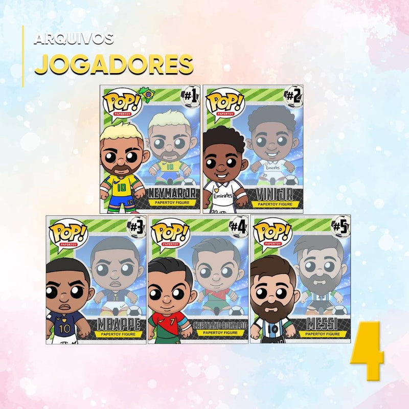 Colección Funko Pop Fútbol – Archivo digital con 5 estrellas
