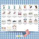 Kit Digital 4TH of JULY CUTE (4 de Julio) – Cliparts, Papéis Digitais e Fontes