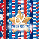 Kit Digital 4TH of JULY CUTE (4 de Julio) – Cliparts, Papéis Digitais e Fontes