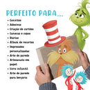 Kit Digital Dr Hat & Amigos – Cliparts, Papéis Digitais e Fontes
