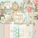 Kit Digital Jardim da Duquesa – Cliparts, Papéis Digitais e Fontes