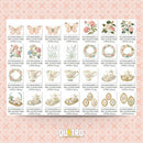 Kit Digital Jardim da Duquesa – Cliparts, Papéis Digitais e Fontes