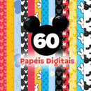Kit Digital HAPPY MOUSE & FRIENDS • MICKEY – Cliparts, Papéis Digitais e Fontes