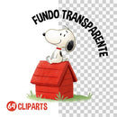 Kit Digital HAPPY BEAGLE & THE RED HOUSE • SNOPPY – Cliparts, Papéis Digitais e Fontes
