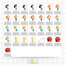 Kit Digital HAPPY BEAGLE & THE RED HOUSE • SNOPPY – Cliparts, Papéis Digitais e Fontes