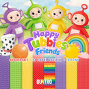 Kit Digital HAPPY TUBBIES • TELETUBBIES – Cliparts, Papéis Digitais e Fontes