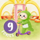 Kit Digital HAPPY TUBBIES • TELETUBBIES – Cliparts, Papéis Digitais e Fontes