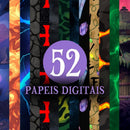 Kit Digital Mestres do Poder – Cliparts, Papéis Digitais e Fontes