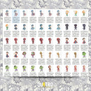 Kit Digital Heróis Cute – Cliparts, Papéis Digitais e Fontes