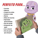 Kit Digital Heróis Cute – Cliparts, Papéis Digitais e Fontes