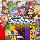 Kit Digital Heróis Cute – Cliparts, Papéis Digitais e Fontes