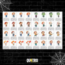 Kit Digital HORROR ICONS MOVIES – Cliparts, Papéis Digitais e Fontes