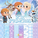 Kit Digital ICE PRINCESS & FRIENDS • FROZEN – Cliparts, Papéis Digitais e Fontes