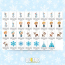 Kit Digital ICE PRINCESS & FRIENDS • FROZEN – Cliparts, Papéis Digitais e Fontes