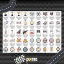 LITTLE RACERS CLUB – Cliparts, Papéis Digitais e Fontes