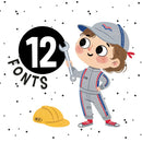 LITTLE RACERS CLUB – Cliparts, Papéis Digitais e Fontes