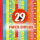 Kit Digital Toon Friends • Looney Tunes – Cliparts, Papéis Digitais e Fontes