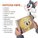 Kit Digital Toon Friends • Looney Tunes – Cliparts, Papéis Digitais e Fontes