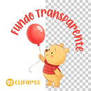 Kit Digital YELLOW BEAR & FRIENDS • WINNIE POOH – Cliparts, Papéis Digitais e Fontes