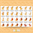 Kit Digital LITTLE ROAR KINGDOM • REI LEÃO – Cliparts, Papéis Digitais e Fontes