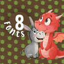 Kit Digital Monstro Verde • Shrek – Cliparts, Papéis Digitais e Fontes