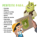 Kit Digital Monstro Verde • Shrek – Cliparts, Papéis Digitais e Fontes