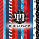 Kit Digital LITTLE SPIDER HERO • SPIDERMAN – Cliparts, Papéis Digitais e Fontes