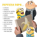 Kit Digital Vilão & Monstros Amarelos (Minions) – Cliparts, Papéis Digitais e Fontes