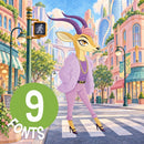 Kit Digital LITTLE WILDTROPOLIS • ZOOTOPIA – Cliparts, Papéis Digitais e Fontes