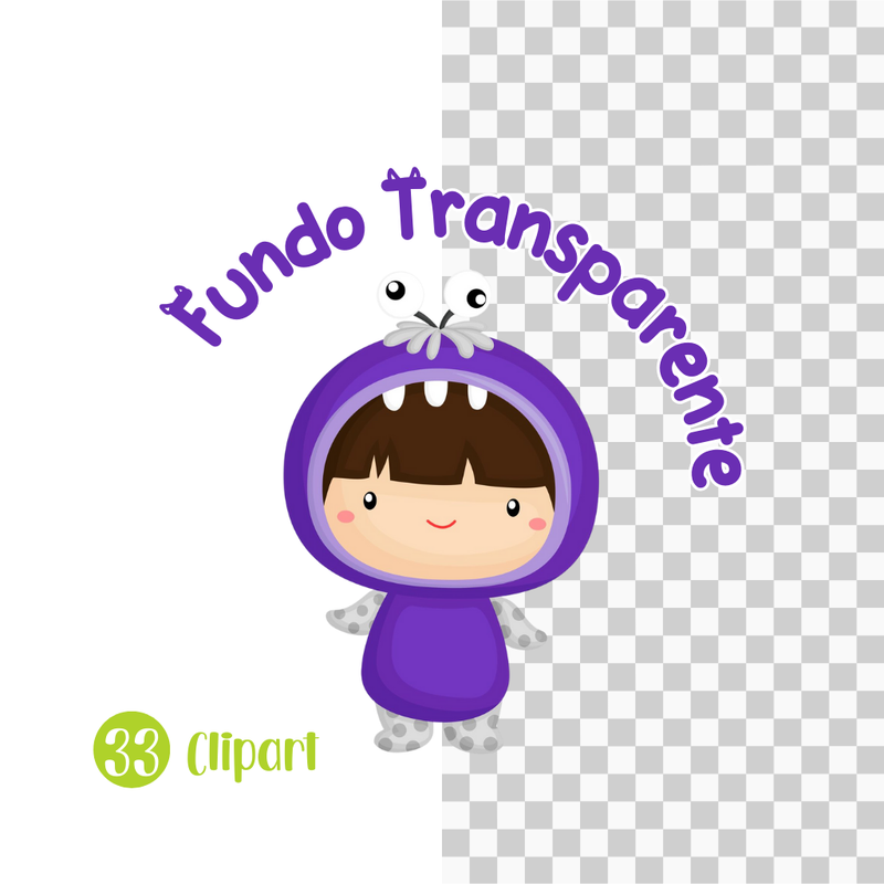 Kit digital Monstros S.A – com cliparts, papéis e fontes para festas e papelaria infantil