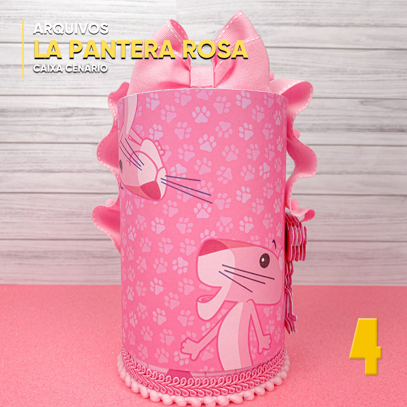 Pink Panther Box - Digital File for Cutting