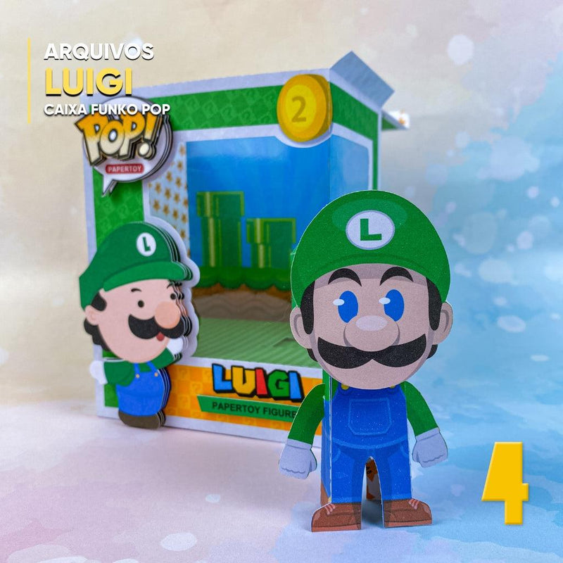 Funko Pop Luigi Box - Digital File for Cutting