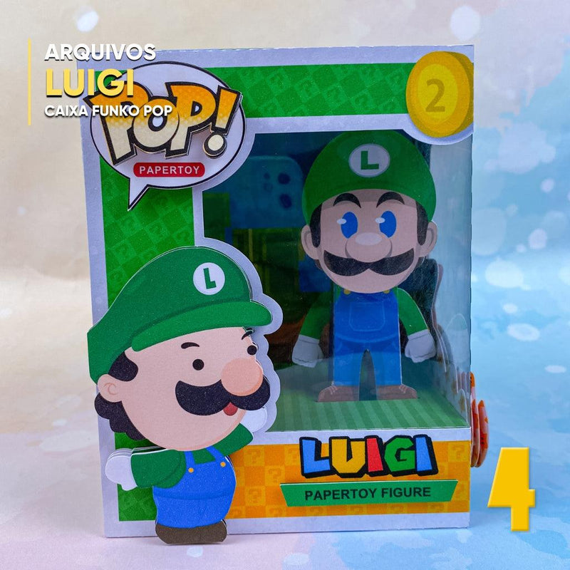 Funko Pop Luigi Box - Digital File for Cutting