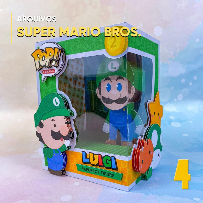 Funko Pop Luigi Box - Digital File for Cutting