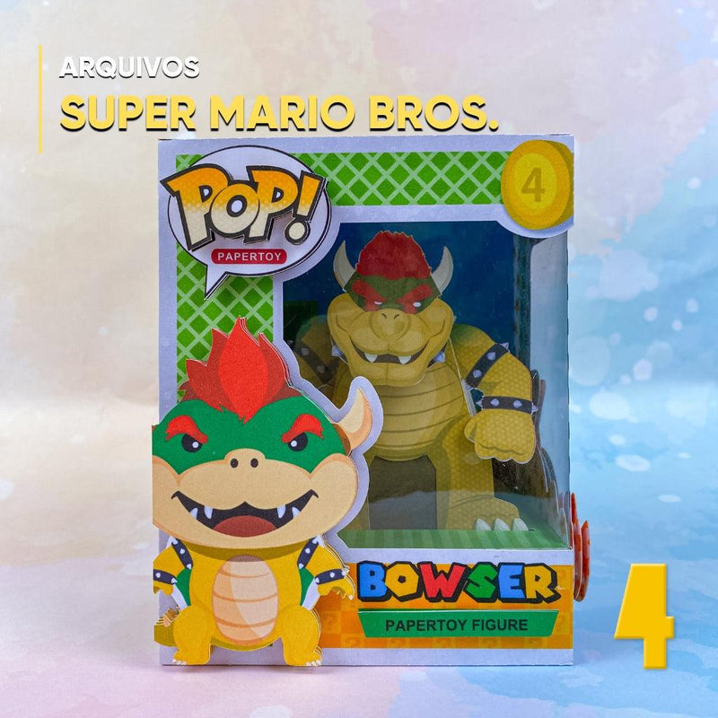 Funko Pop Bowser Box - Digital File for Cutting