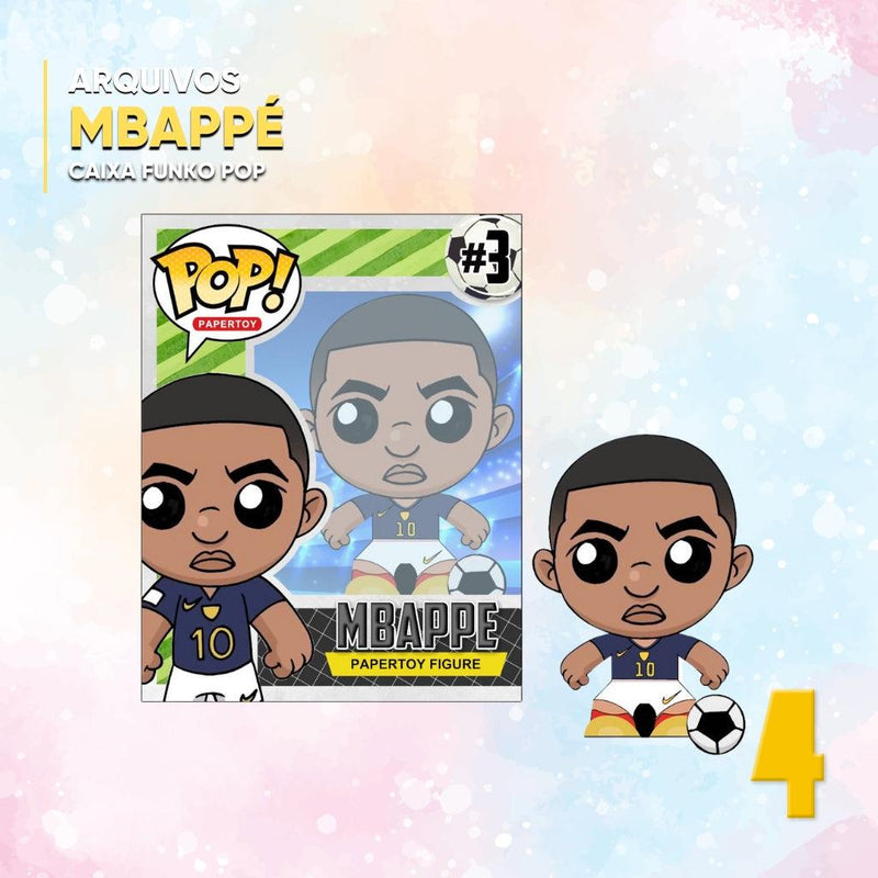 Funko Pop Mbappé Box - Digital File for Cutting