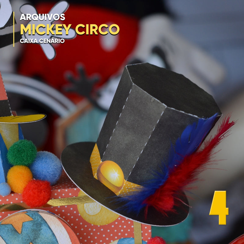 Mickey's Circus Box - Digital File for Cutting