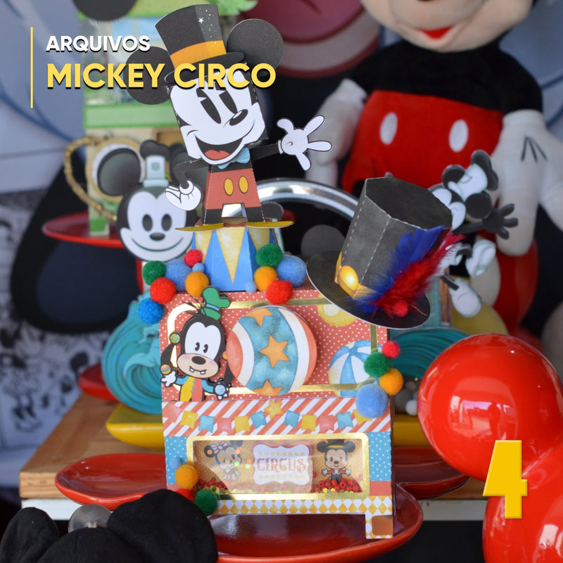 Mickey's Circus Box - Digital File for Cutting