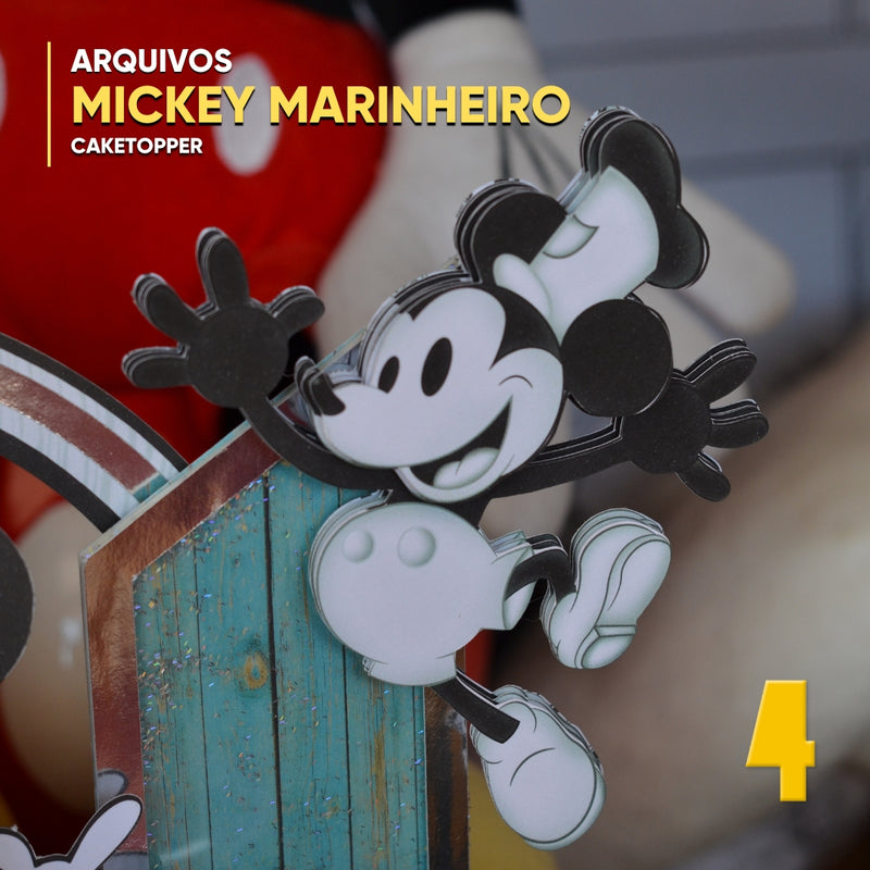 Caketopper Mickey Marinero – Archivo Digital para Recorte