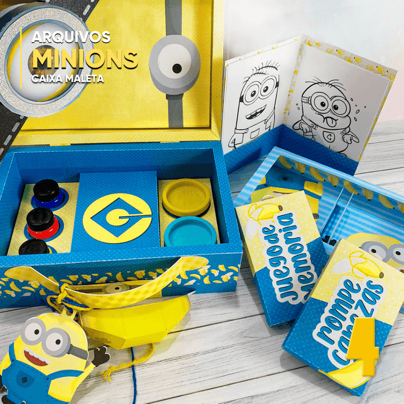 Minions Briefcase Box - Digital File for Cutting