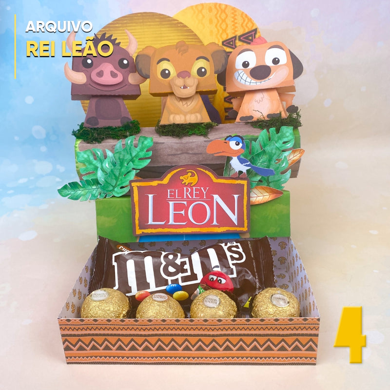 Lion King Box - Digital File for Cutting