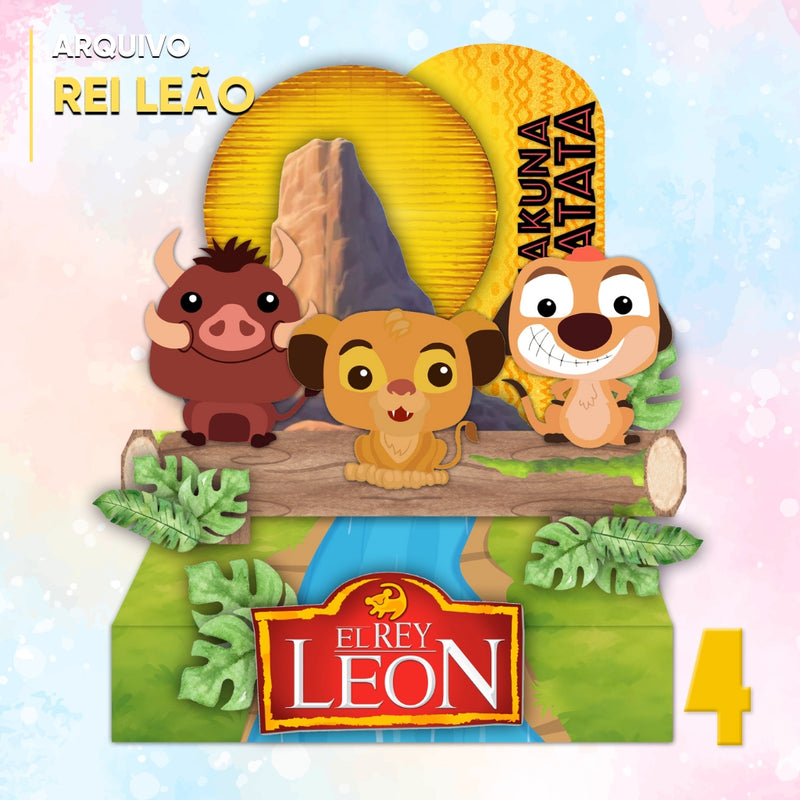 Lion King Box - Digital File for Cutting