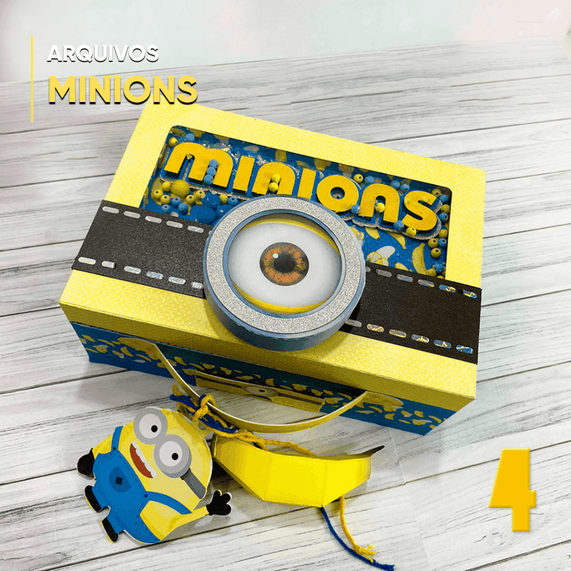 Minions Briefcase Box - Digital File for Cutting