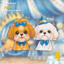 Papertoys Circo Azul (Coleção) – Arquivo Digital para Recorte - Quatro Cambalhotas