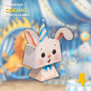 Papertoys Circo Azul (Coleção) – Arquivo Digital para Recorte - Quatro Cambalhotas
