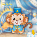 Papertoys Circo Azul (Coleção) – Arquivo Digital para Recorte - Quatro Cambalhotas