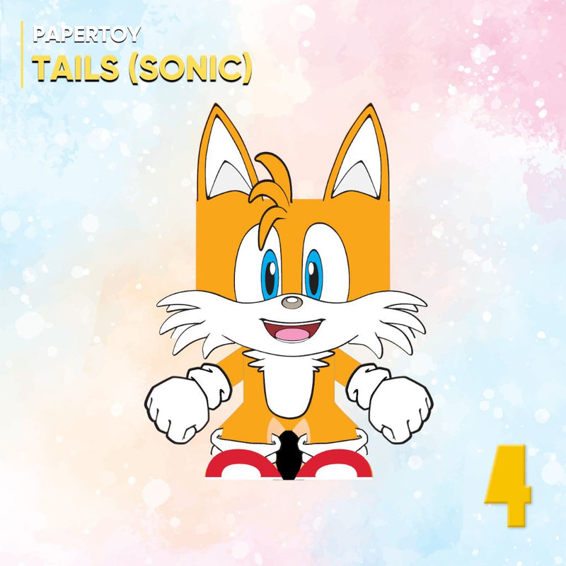 Papertoy Tails – Arquivo Digital para Recorte