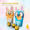Caixa Bluey e Bingo • Especial Páscoa – Arquivo Digital para Recorte
